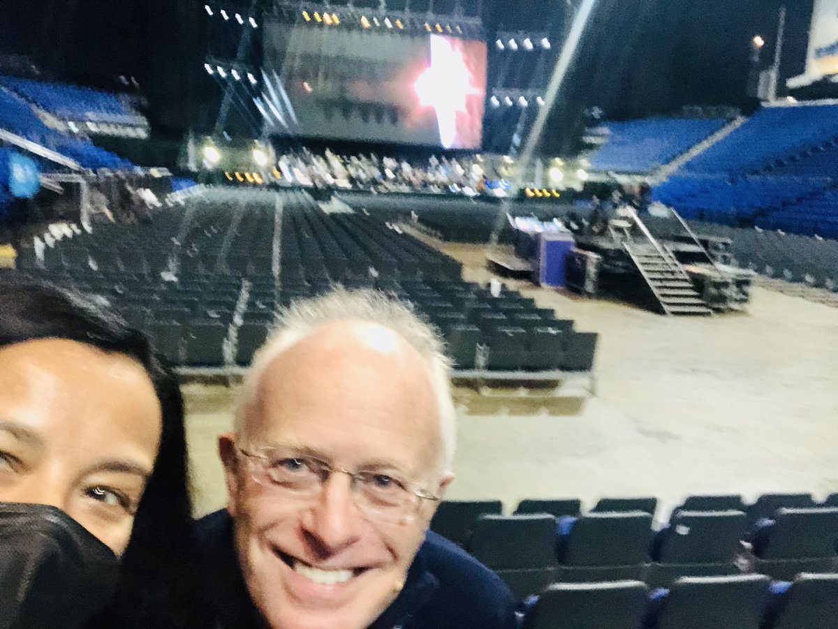 lizbonnin's tweet photo. Gearing up for #PlanetEarth2Live at @TheO2. @MikeGunton and I are a little giddy! 🤗🌎💚
Get ready to celebrate connection, beauty, music and nature. It’s going to be emotional. See you at 2:30pm and 7:30pm! 
@PlanetEarth2UK @bbcstudios https://t.co/N8TaVXaqTy