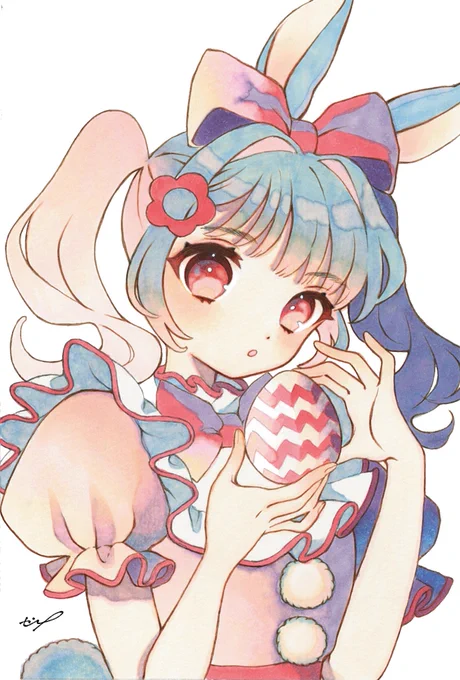 5色で先取りイースター🐰
#コピック 
