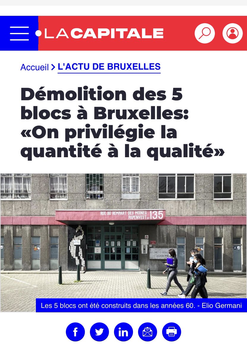 aline_godfrin's tweet photo. Que se passe-t-il aux #5blocs ? Les 90 #arbres dont certains sont classés au patrimoine naturel ont été marqués pour être abattus 😡 alors que la #consultation publique sur le réaménagement a recalé le projet !!!#densité #beton #scandaleux @VilleBruxelles @vooruit_nu #persoons https://t.co/lOWXN83CBB