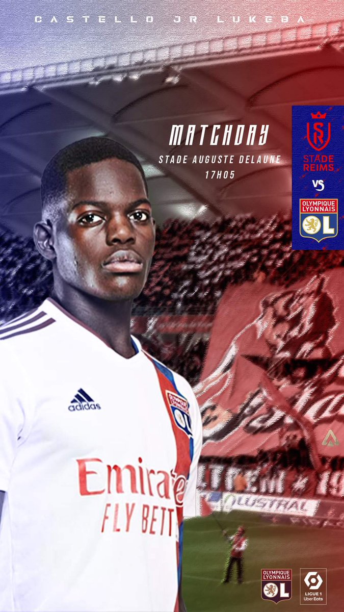 ACM_COMMUNITY's tweet photo. @Savimbi_king 🇫🇷⚽️

@StadeDeReims X @OL 

#REIMSOL #Ligue1UberEats https://t.co/FzoOro7gWp