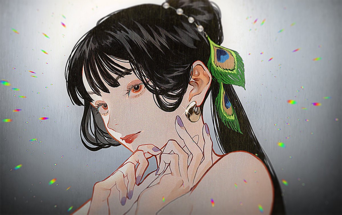 「孔雀。 」|夢子⭐︎ｺﾐﾃｨｱ144【E03b】のイラスト