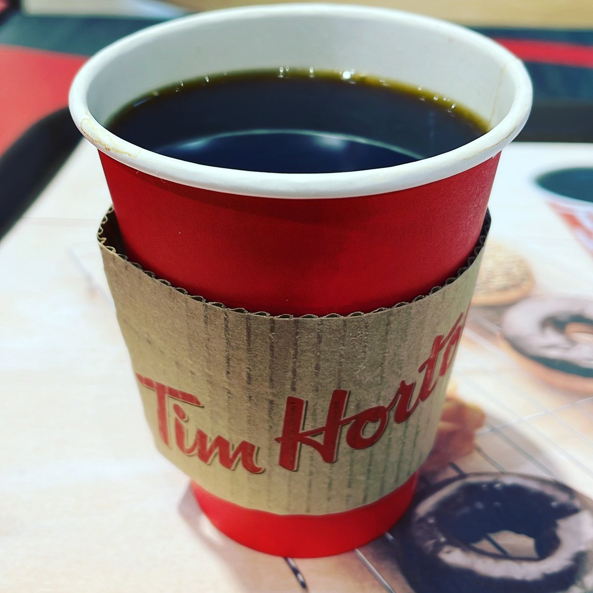 Jurathewestie's tweet photo. Itโs going to take more than this to keep me awake !!! #postnightshift #coffee @TimHortons #dohadays https://t.co/uYlh57FZe6