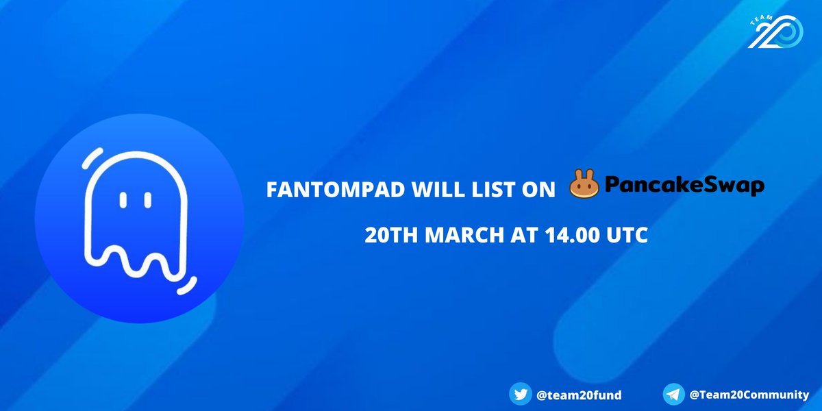 team20fund's tweet photo. Just a few more hours and @TheFantompad  will be on @PancakeSwap 

FantomPAD is the world's first Hybrid Dex-Launcher building on the FantomNetwork.

#Dex #Launch #FPAD https://t.co/Fz38Uc9T4X