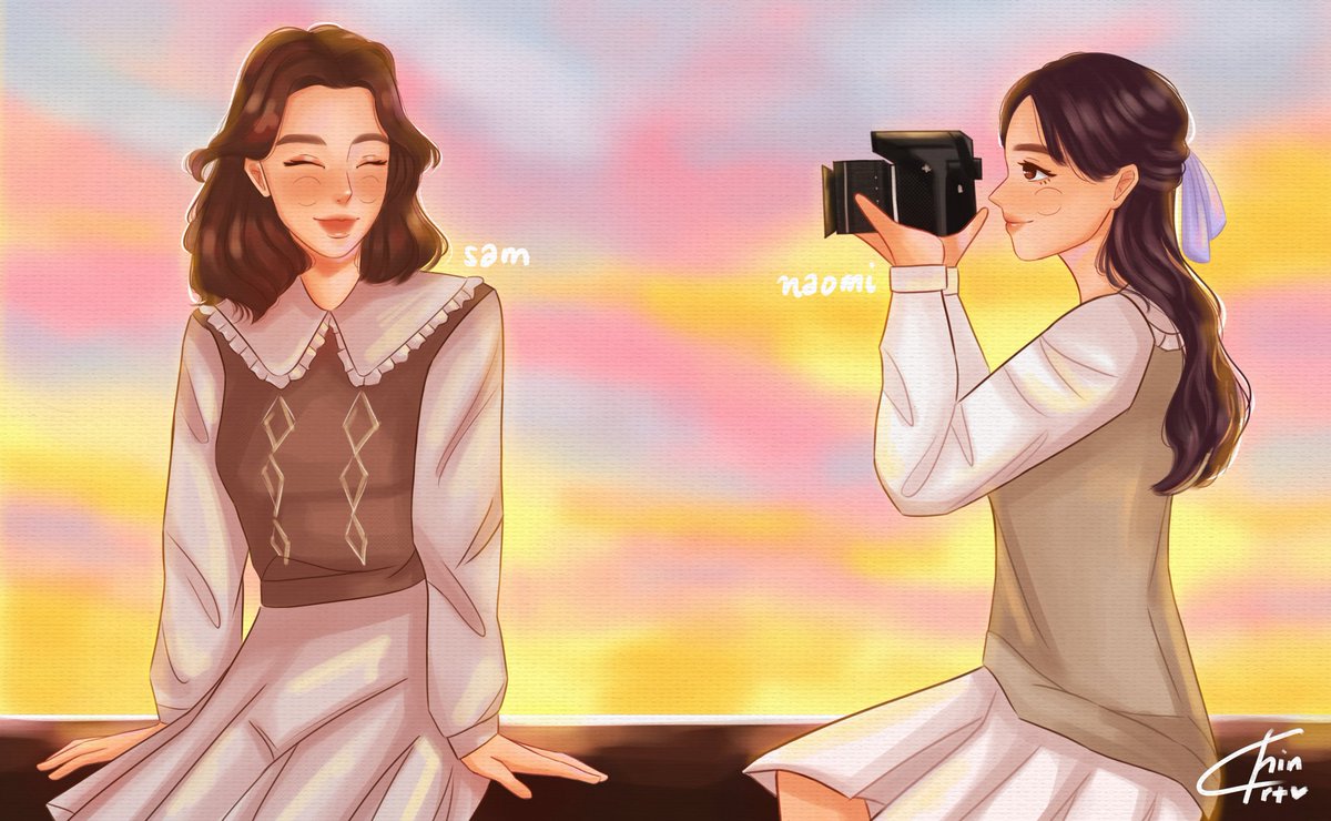 artduchin's tweet photo. naomi taking pictures of her ate sam 📸💗 @4reuminct https://t.co/u9ZH5SHx4e