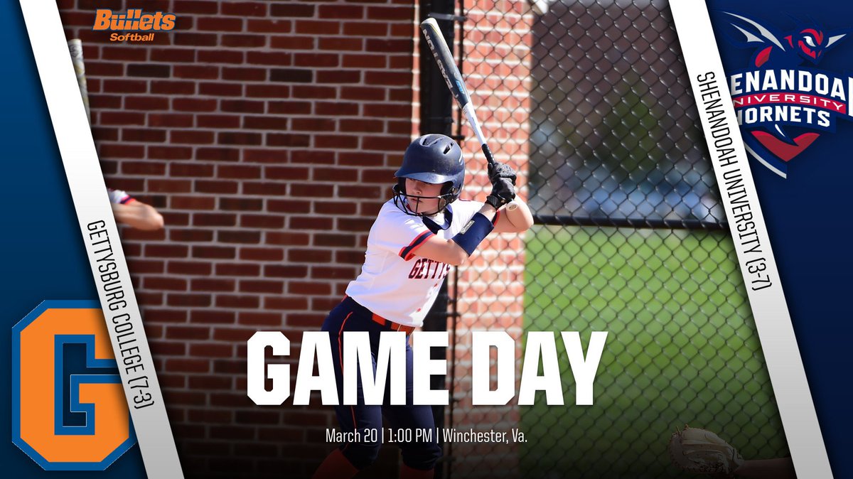 gburgbullets's tweet photo. 🔥GAME DAY🔥
🥎 @GburgSoftball1 at @SUHornets
📍Winchester, VA
⏰1️⃣:0️⃣0️⃣
🖥 https://t.co/1nXhhuNUnk
📊 https://t.co/TqLNsl7bfI
#GoBullets🔸🔹 #BulletsSoftball #d3softball #CCSB https://t.co/XGFR0IqsrI