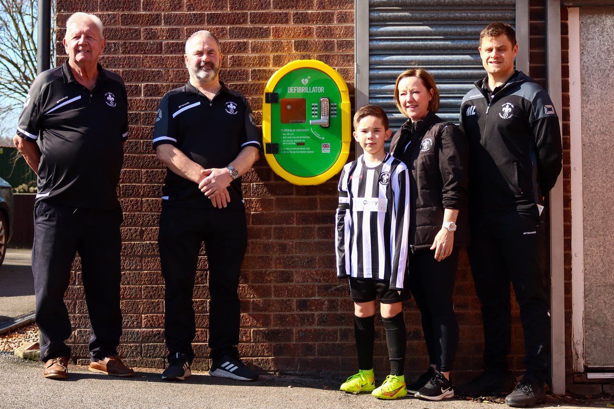 Hall Green United are pleased to announce the provision of an external defibrillator facility attached to the carpark facing clubhouse wall at Crigglestone Sports Club. The unit is sponsored by Livesey Associates, Chartered Quantity Surveyors and Project Managers.