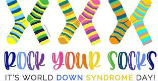 SFARCCDSB's tweet photo. Get ready to #RockYourSocks tomorrow!  March 21 is World Down Syndrome Day (WDSD).  Wear mismatched, striped, polka dots or bright socks to bring awareness to down syndrome and what inclusion really means.  #LotsofSocks @SFARCCDSB @RCCDSB @RCCSafeSchools https://t.co/FYX79kdawe