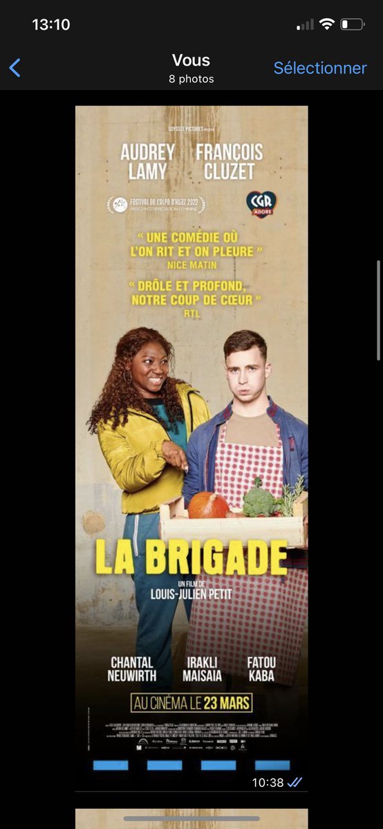 LouisJulienP's tweet photo. C’est le @printempsducine #labrigade à 4 euros dans toute la France 🤪🙌🍀@AudreyLamy @francoiscIuzet #fatoukaba #fatouguinea #chantalneuwirth ❤️ https://t.co/CiR3KZBBbt