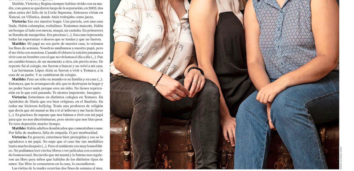 IgualesChile's tweet photo. Han pasado #10añosFalloAtala 🏳️‍🌈 y las hijas de la jueza @AtalaKaren en entrevista con @Revista_Sabado hablan por primera del dolor que les causó ser separadas de su madre.

Lee su historia a continuación 👇 https://t.co/ao7b69jdFq