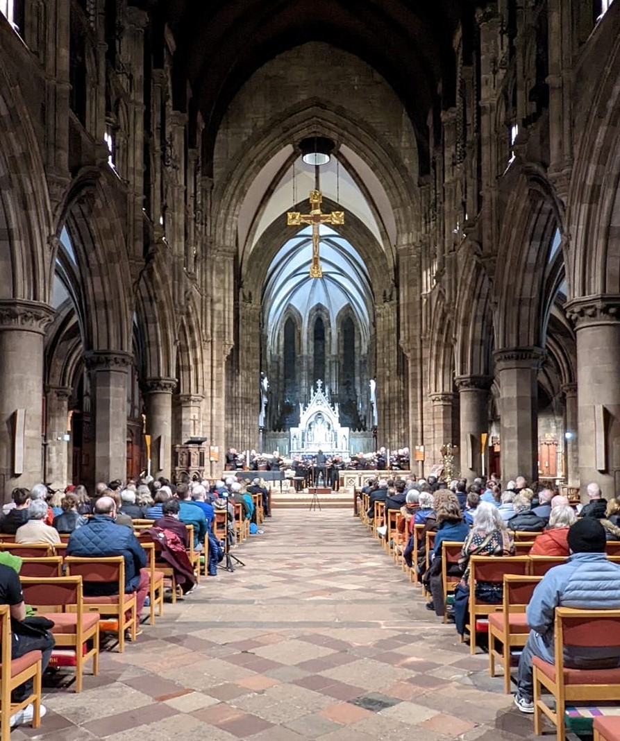 TheEdSingers's tweet photo. Thank you to everyone who came along to our #SingJoyfully concert @StMarysCathEdin #Edinburgh last night! Special thanks to composer @AileenSweeney94 for our beautiful & poignant commission piece "We will no longer sing into the silence", and as always to our MD Alistair Digges https://t.co/MD1gPn4HfH