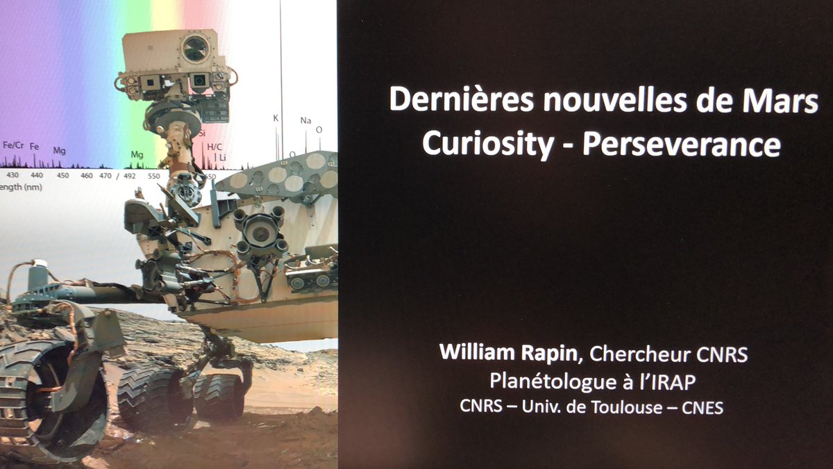 MuseeAirEspace's tweet photo. #MarsEnMars - D’ici quelques minutes suivez en ligne et dans l’auditorium Roland Garros, la #Conférence de @WilliamRapin consacrée aux dernières nouvelles de #Mars ➡️ https://t.co/r8pzCyUD2P https://t.co/7rhIFO1KZq