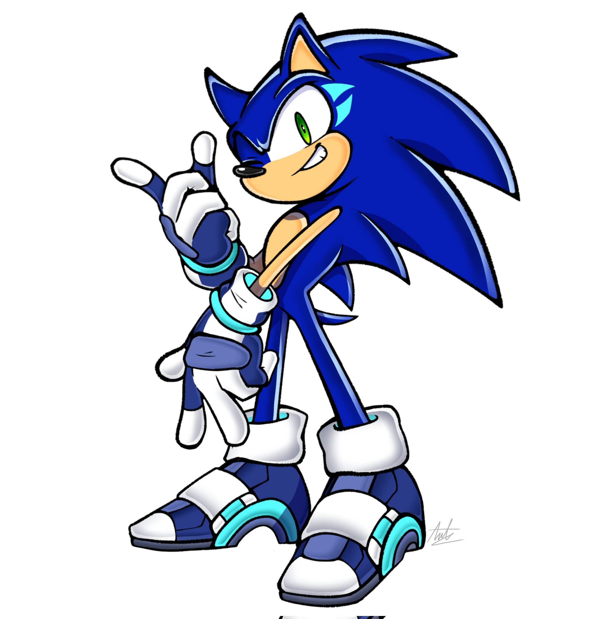 Dark Sonic Portrait (Art by ss2sonic) : r/SonicTheHedgehog
