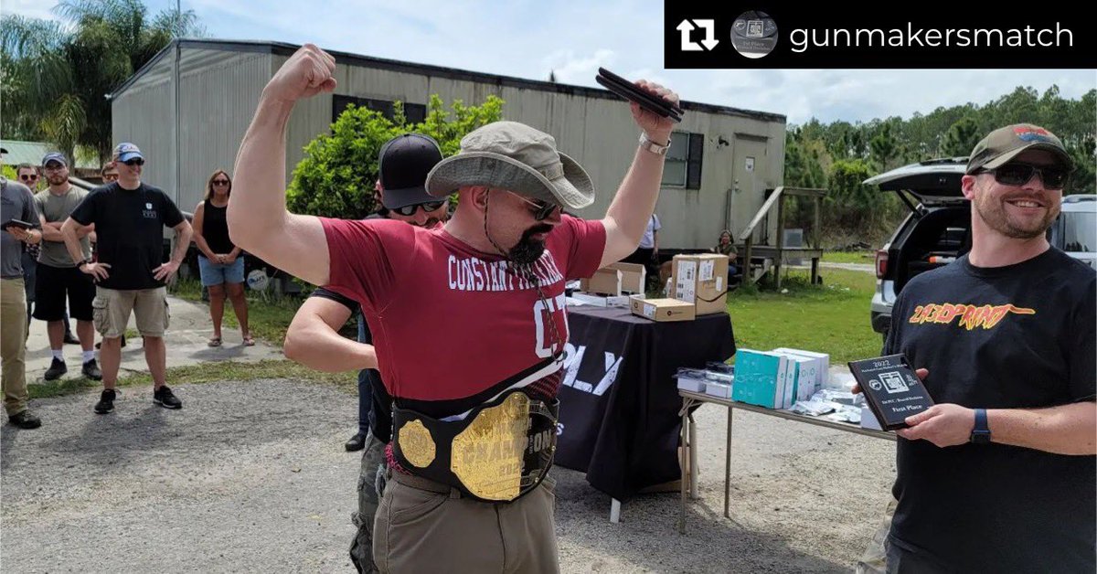 PincusRob's tweet photo. Congratulations to Matt Abrams for another awesome performance at the Gun Makerโs Match!
Repost from @gunmakersmatch
โข
Back to Back Overall Champ!
What a beast!
.
#gunsforeveryone
#gunmakersmatch #ghostguns #gunbuilder
@JsdSupply @awcy_arms @1776SupplyCo @GhostGunNews https://t.co/7HD19t20y7