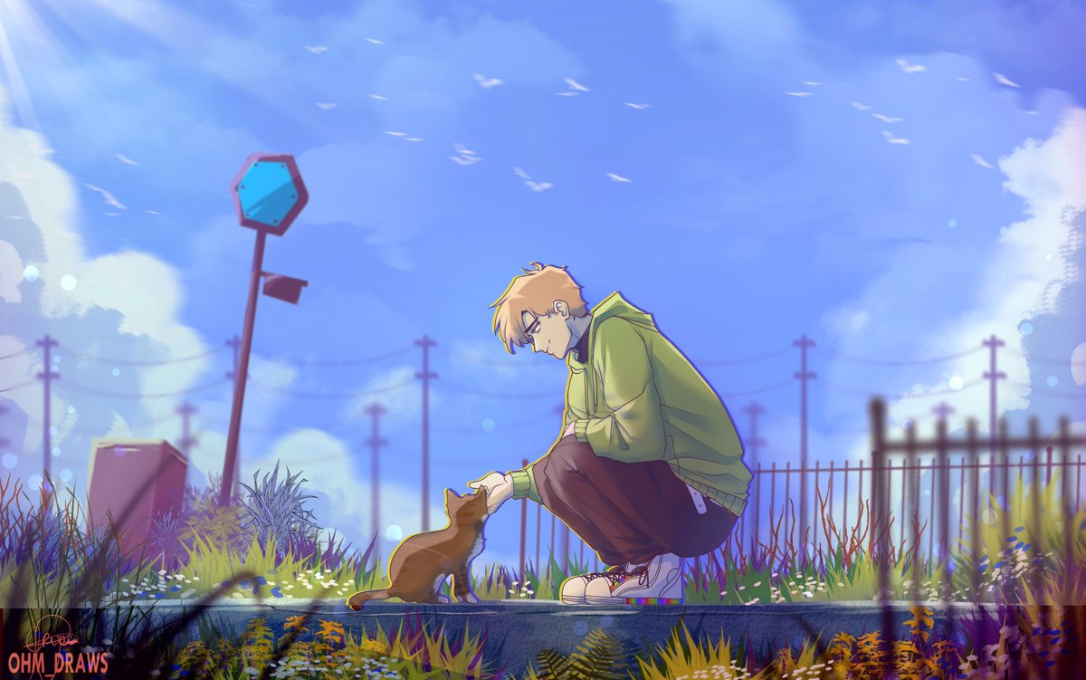0hm_draws's tweet photo. "All you need is love and CAT"💚🐾

@Dream__Fanart #dreamfanart #dreamwastakenfanart https://t.co/LJuqoFbSD5