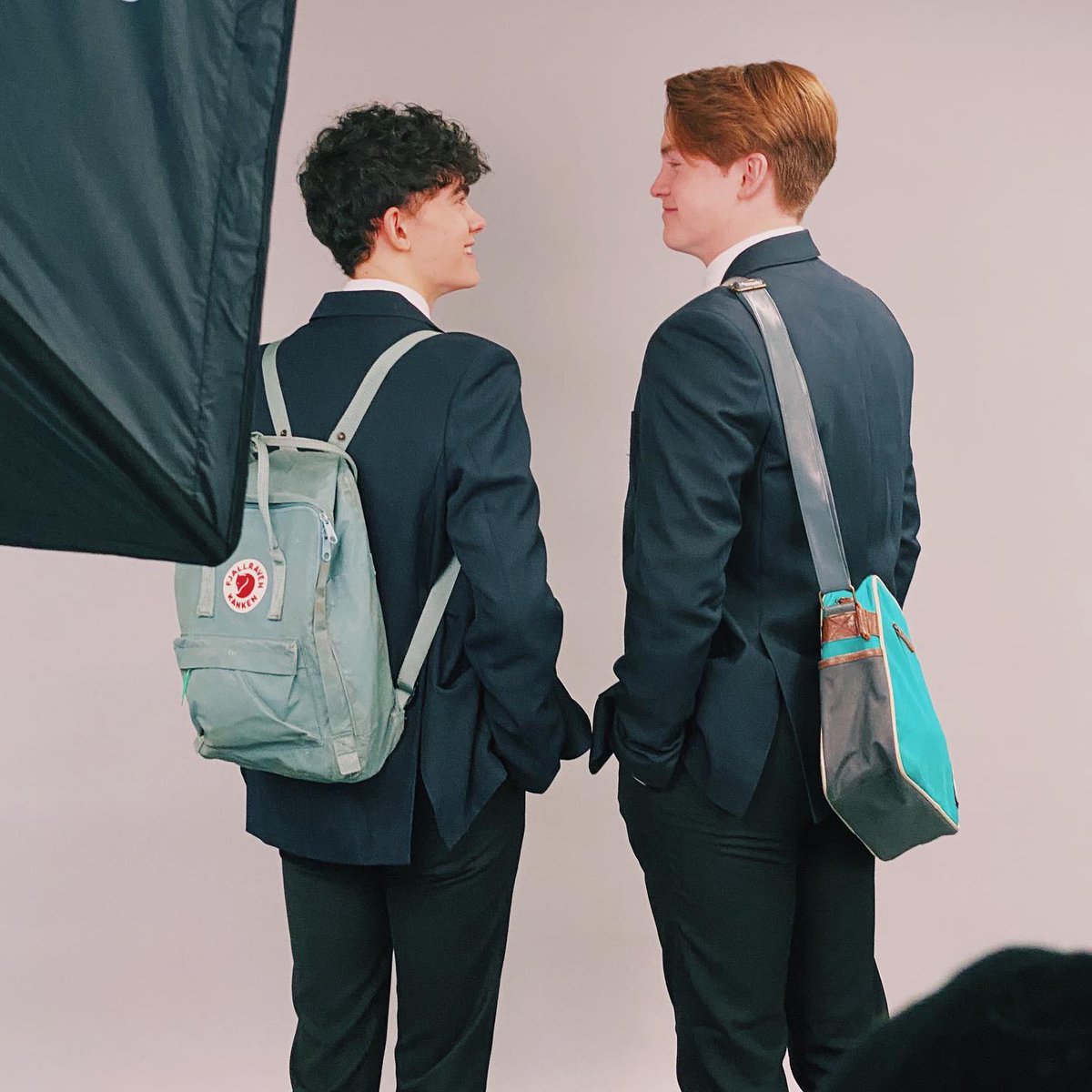 Heartstopper_TV's tweet photo. our nick and charlie, shared by alice!! https://t.co/yYexBtCIYi