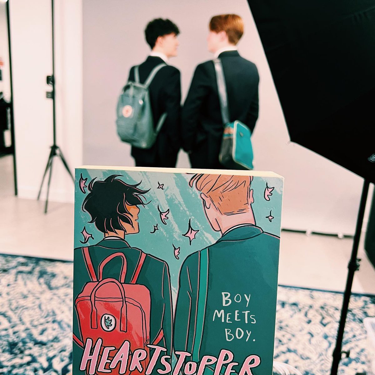 Heartstopper_TV's tweet photo. our nick and charlie, shared by alice!! https://t.co/yYexBtCIYi