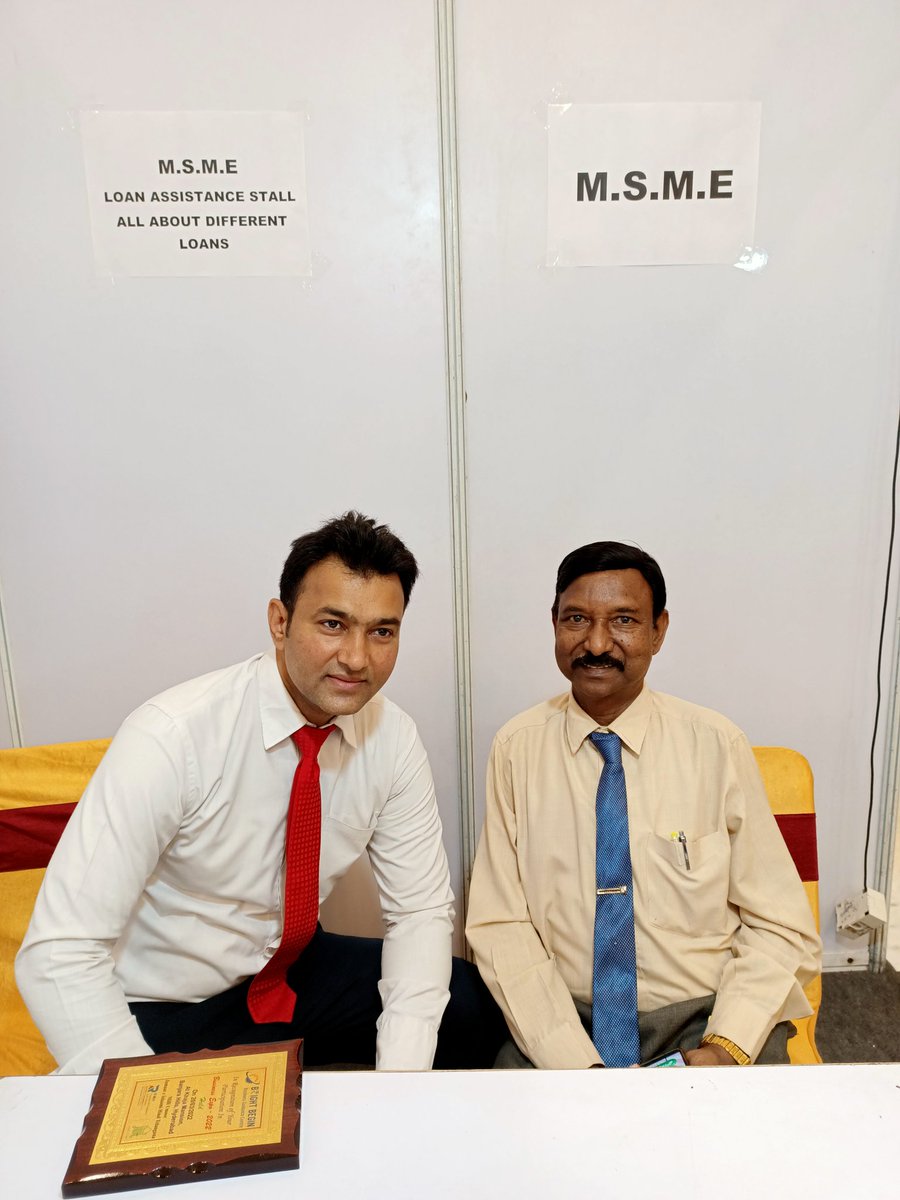 msmeforumindia's tweet photo. Dr. N. Manoharan with Prof Fahim Sahab At Business Expo At Masab Tank on Sunday https://t.co/YefoLJOSmV