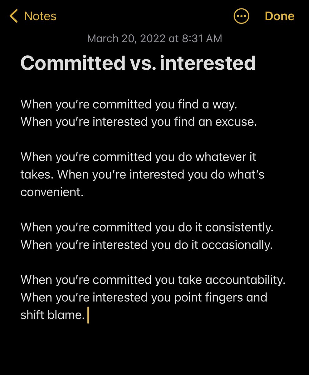 Are you committed or just interested?
