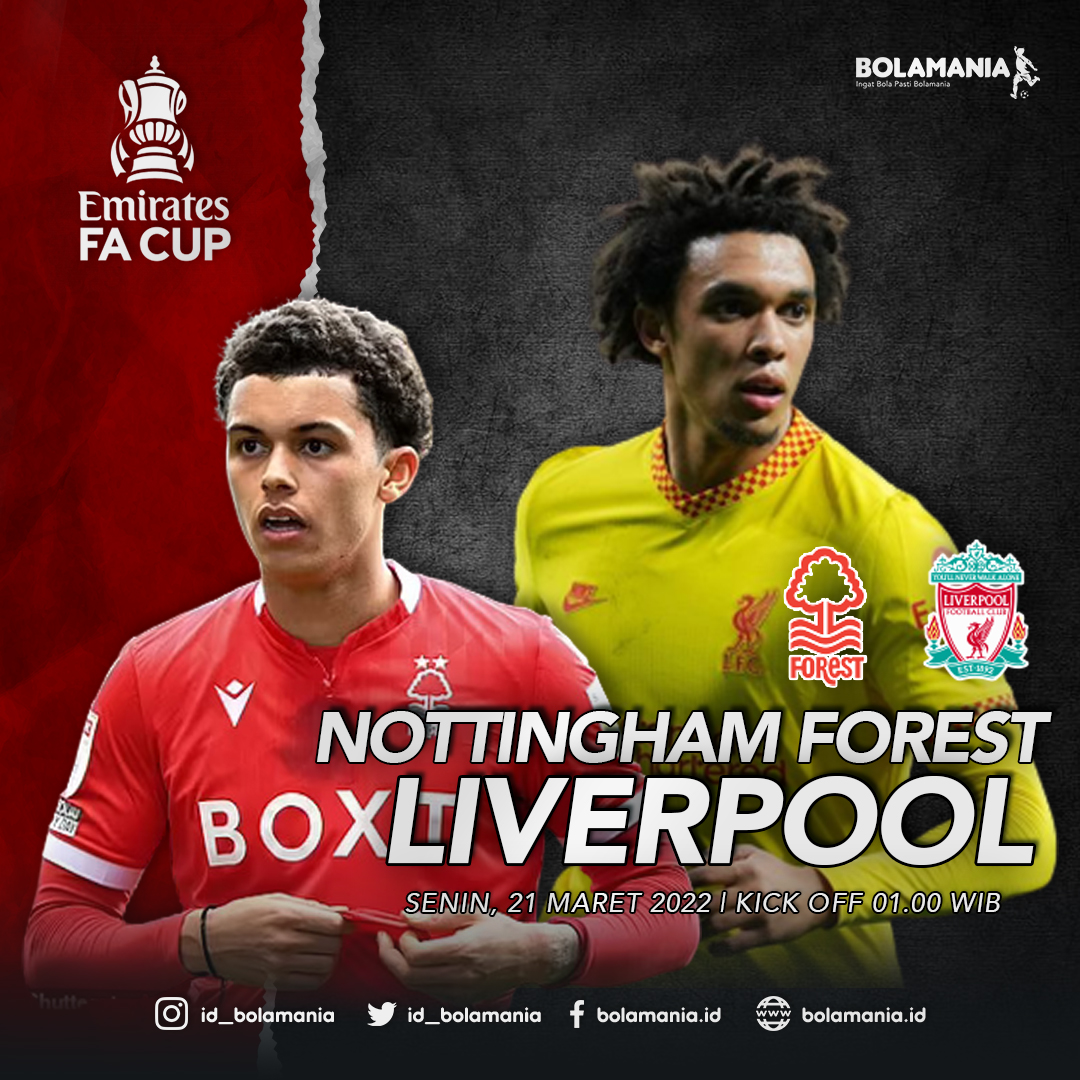 bolaliar's tweet photo. NOTTINGHAM FOREST VS LIVERPOOL #NOTLIV 
#NottinghamForest #EmiratesFACup #FACup https://t.co/m1PHMrMN6Q