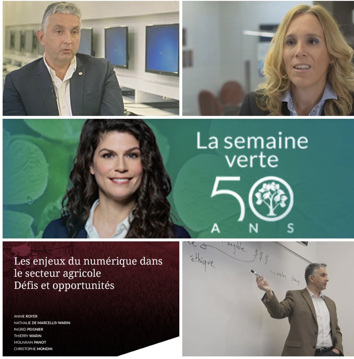 Le numérique en agriculture - L'IA ouvre de nouvelles perspectives mais quelques défis demeurent. Des projets de recherche <a href="/CIRANOMTL/">CIRANO</a> mis en avant dans l’émission « La Semaine verte » à 12h30 🎥 ici.radio-canada.ca/tele/blogue/17…