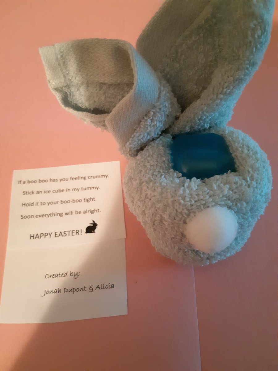 DupontYou's tweet photo. Boo boo bunnie's $6 each. Pickup in Port Credit.  
All individually wrapped. 
Great Easter gift.
For each bunny sold $1.00 donation will go to the Mississauga Humane Society &amp; will buy supplies for next fundraiser. https://t.co/EXT7LsO9BS