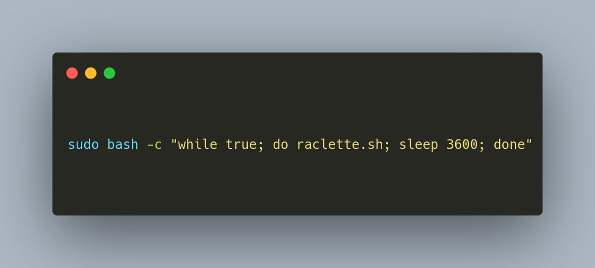 avec l'heure de sieste réglementaire