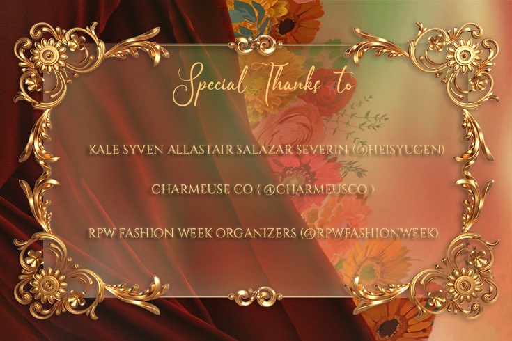 RAFFlNEE's tweet photo. ㅤㅤㅤ
ㅤㅤ
     ⊰ RAFFINÉE S/S COLLECTION : 
 ㅤㅤ SPECIAL THANKS TO ⊱
        #RaffineeRPWFashionWeek 
        #RABlushOfSpring

ㅤㅤ https://t.co/PH4L7NwUrb
