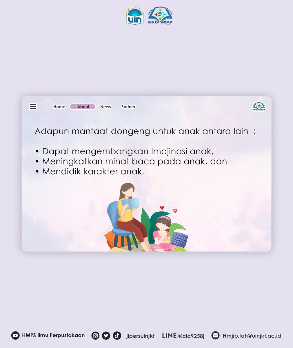 jipersuinjkt's tweet image. [HARI DONGENG SEDUNIA] 
 
‘Selamat Hari Dongeng Sedunia’

Yuk kita simak penjelasan tentang Hari Dongeng Sedunia di bawah.
______________________
HMPS Ilmu Perpustakaan 2020/2021
#jipersuinjkt
