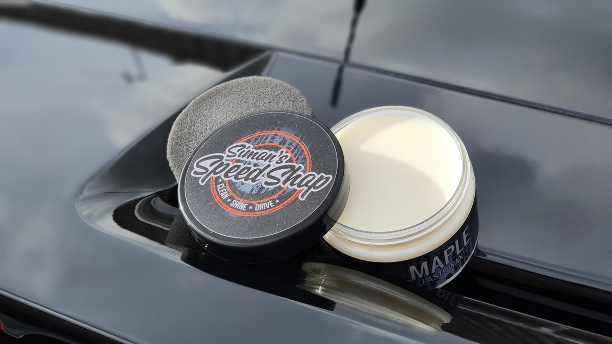 CountyDetailing's tweet photo. Simon’s Speed Shop Maple Paste Wax is a premium carnauba paste wax using the very best ingredients available. Producing a wax that is easy to use, durable and with a deep wet look finish. #SimonsSpeedShop #MontanWax #PasteWax #PVDApproved
https://t.co/wF0sbVBOGY https://t.co/writiMsMA0