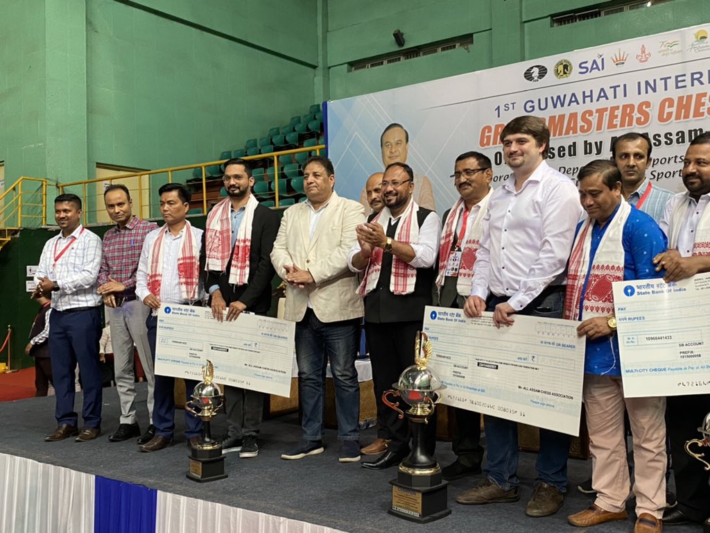 Nitin_chess's tweet photo. Won 3rd Place! Guwahati International open #Happy https://t.co/zjG8udadiD