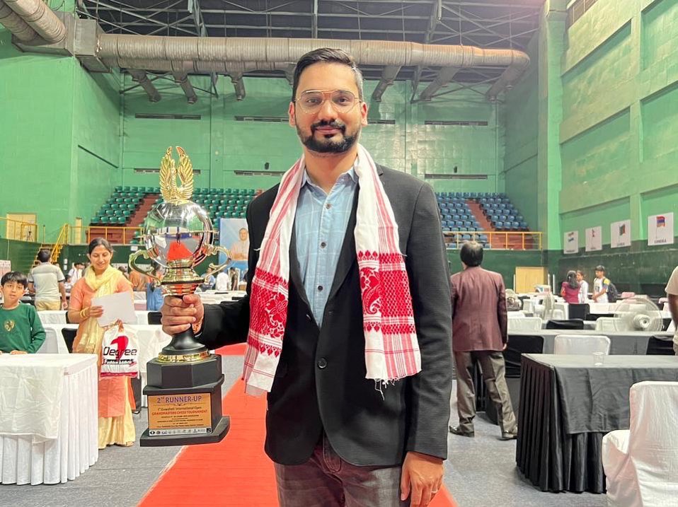 Nitin_chess's tweet photo. Won 3rd Place! Guwahati International open #Happy https://t.co/zjG8udadiD