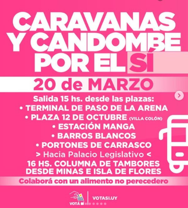 No_MeCalmoNada's tweet photo. Vamos buriseeee, vayan calentando motores! Caravana por el #Sí #ahoravotamos #VotaSiUy #VotaSi #VotoSi https://t.co/mJuiozwIDv