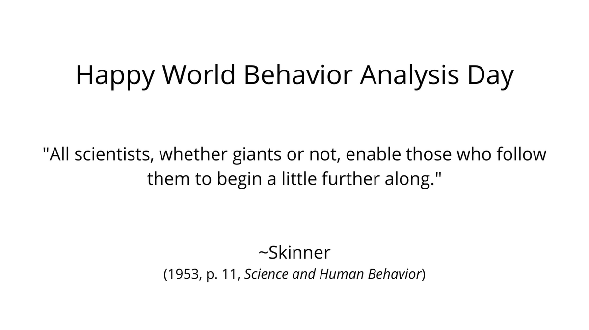 BehavDiaries's tweet photo. #behavioranalysis #behavioranalysts #WorldBehaviorAnalysisDay #WBAD https://t.co/NtX1SPBfoN