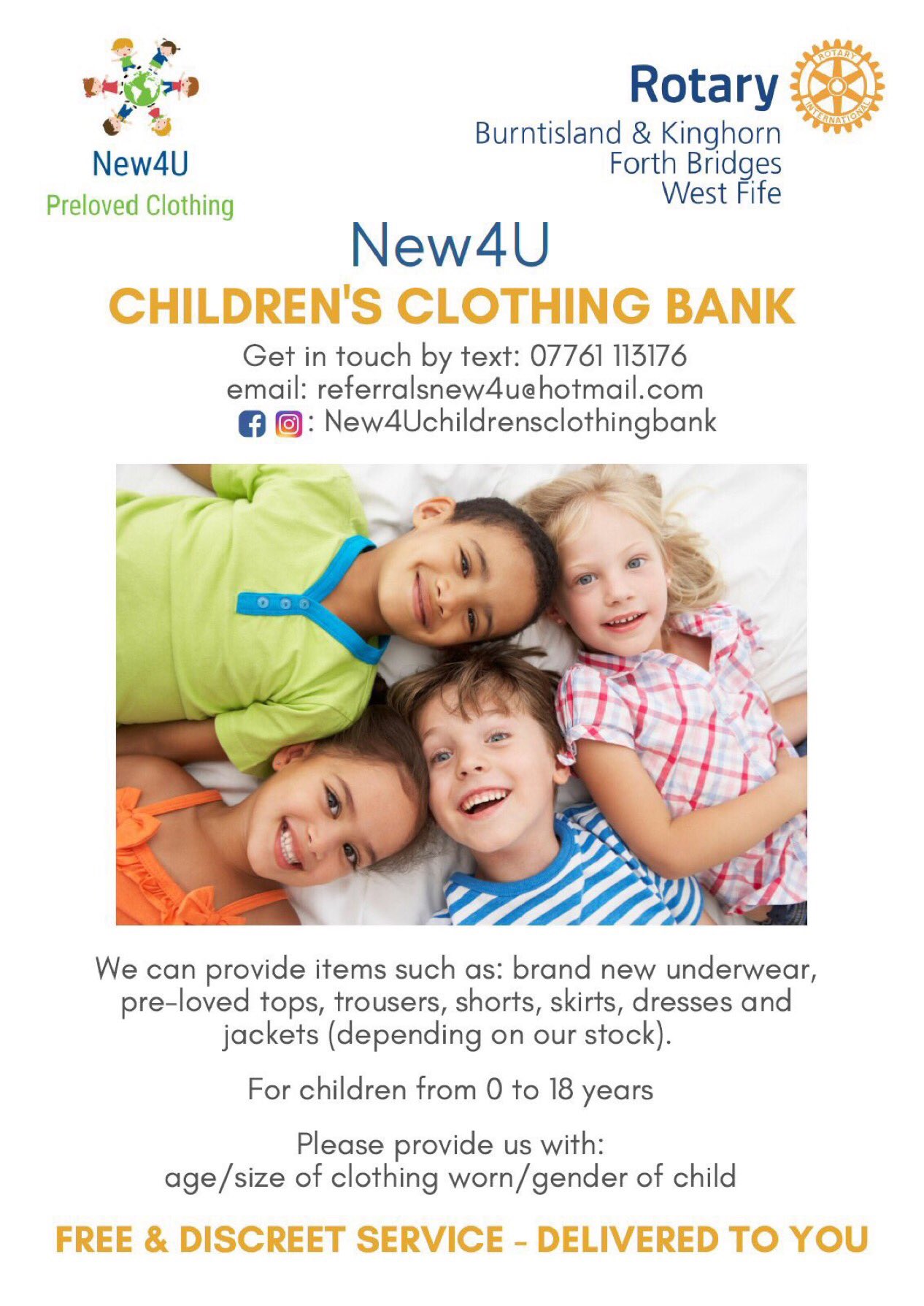 WestFifeRotary on Twitter "Referrals at to New4U Children's