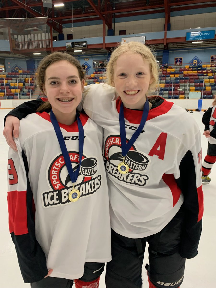 How sweet is this?  Wolverines Penney and Sharpe win Provincial gold for girls U13AAA
