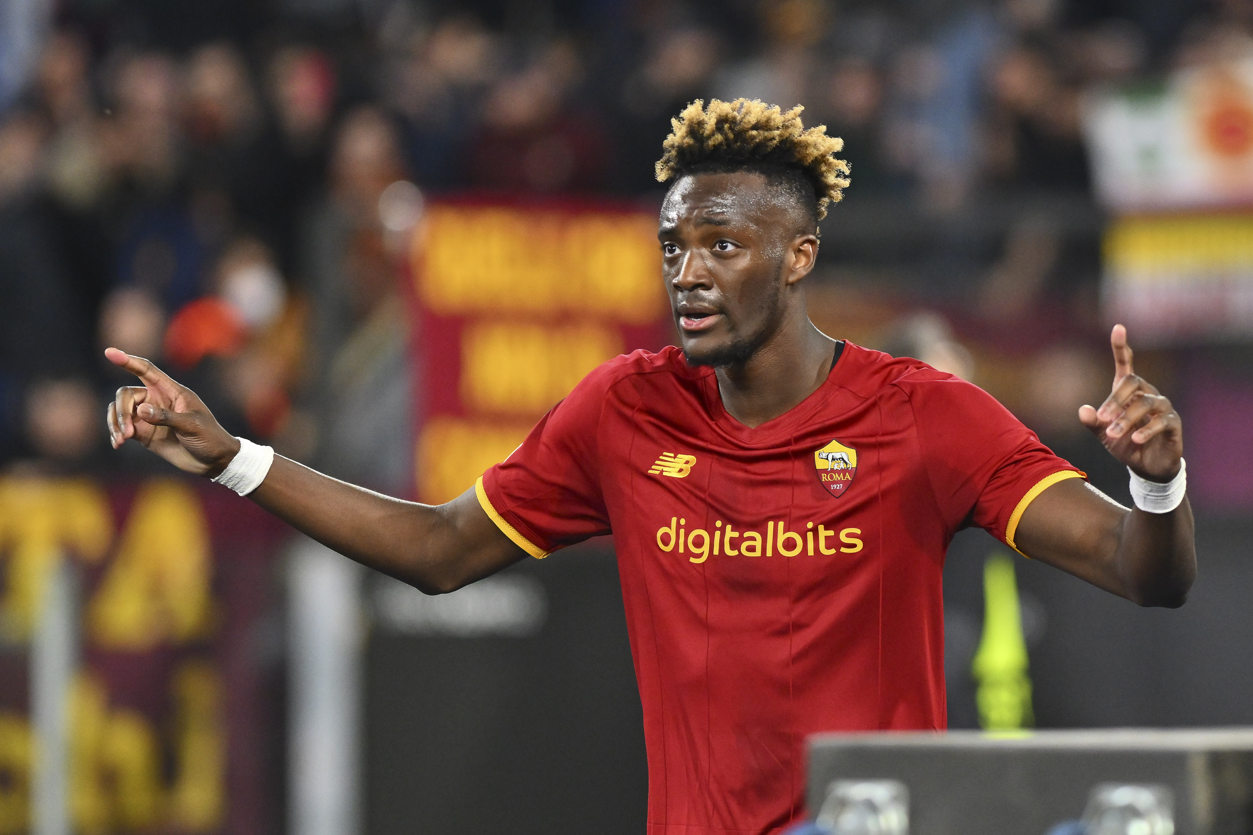 Tammy Abraham in scintillating form under Jose Mourinho as he nets double in Rome derby