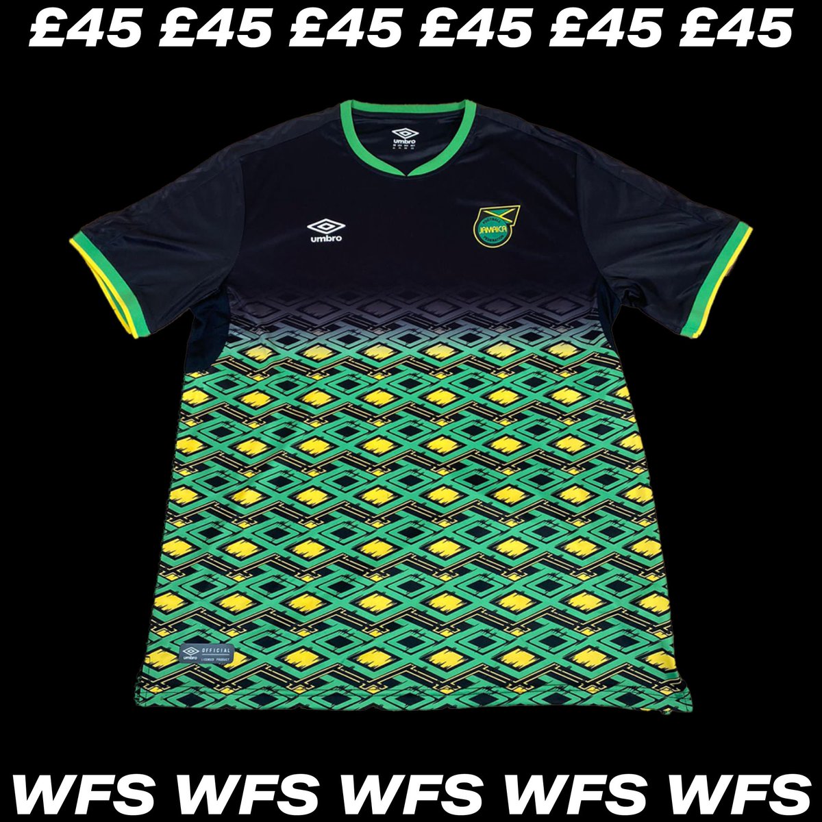 waveyfs's tweet image. PRICE DROP 🤑 This fresh Jamaica piece is up for grabs at £45 - available brand new on WFS in M, L &amp;amp; XL 🇯🇲 waveyfootballshirts.com/shop/p/jamaica…