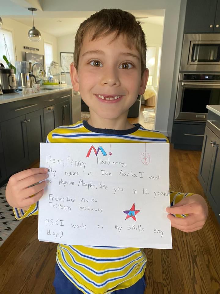 🥎Heidi Freitager❤️ (@freitager) on Twitter photo Hey <a href="/Iam1Cent/">Penny Hardaway</a> - my classmate’s kid wanted you to know you’re awesome and he’s working real hard to come play for you! 🥰 Congrats on a great season <a href="/Memphis_MBB/">Memphis Basketball</a> 💪🏻 Hey <a href="/Iam1Cent/">Penny Hardaway</a> - my classmate’s kid wanted you to know you’re awesome and he’s working real hard to come play for you! 🥰 Congrats on a great season <a href="/Memphis_MBB/">Memphis Basketball</a> 💪🏻