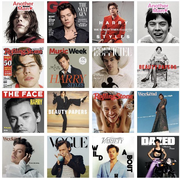 FaithPopCulture's tweet photo. in honor of a possible new magazine cover we should be getting from harry styles very soon for hs3, what’s been your favorite magazine cover harry has already done?? https://t.co/AEvUqELl7u
