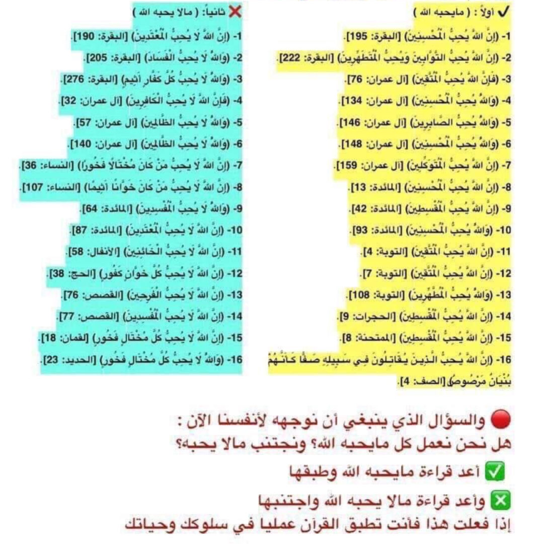 Omar_Alhasi's tweet photo. عندما #يحب_الله.. وعندما #لا_يحب

في #القرآن_الكريم
ذكرت جملة (#إن_الله_يحبُ) 16 مرة
و جملة (#إن_الله_لا_يحب) 16 مرة

هذه #المساواة_المتناهية_الدقة بين المحبة ونقيضها لم تكن نتيجة الصدفة بل هي درس لنا

ونحن ملتزمون أن نعيش حالة التوازن العاطفي حتى ننجو من تطرف الكراهية في عقولنا https://t.co/D7N04RLYar