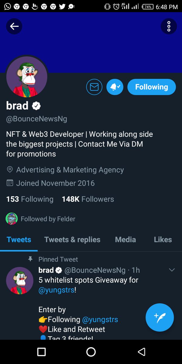 MubAVAX3388's tweet photo. @BounceNewsNg @Missfelder Done https://t.co/eLj4WckwXA