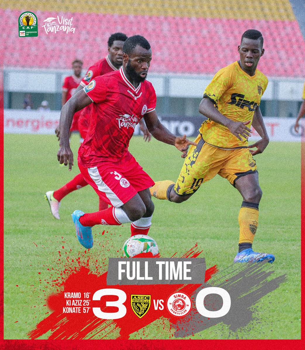 SimbaSCTanzania's tweet photo. Matokeo mabaya. #TotalEnergiesCAFCC #NguvuMoja https://t.co/00WQFQFnzm