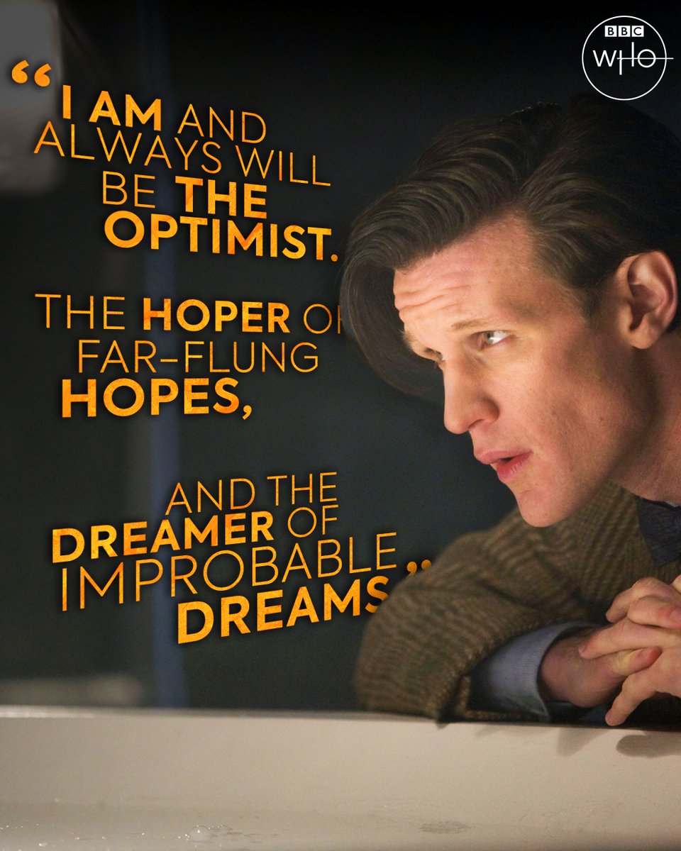 bbcdoctorwho's tweet photo. Some words to live by from the Eleventh Doctor ✨ https://t.co/WRXoG8B1Wp