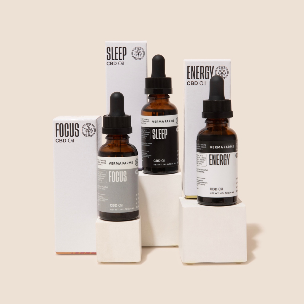 VermaFarms's tweet photo. The highest praised CBD product on the market. Our award-winning CBD Oil kit is specifically designed to give you all the benefits of CBD from dusk to dawn. Comes with our famous Focus, Sleep, and Energy. As with all of our products, this product is THC-free. https://t.co/Zvu3btEP0J