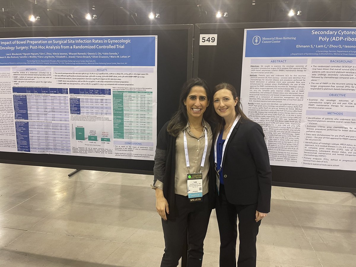 Team Ovary, Memorial Sloan Kettering Cancer Center (@teamovary_msk) on Twitter photo More and more posters!! <a href="/MoukarzelLea_MD/">Lea A. Moukarzel</a> reporting on #bowelpreps & <a href="/SEhmannMD/">Sarah Ehmann</a> assessing #secondarycytoreduction in an era of #PARPi 👏🌟🔪💊 More and more posters!! <a href="/MoukarzelLea_MD/">Lea A. Moukarzel</a> reporting on #bowelpreps & <a href="/SEhmannMD/">Sarah Ehmann</a> assessing #secondarycytoreduction in an era of #PARPi 👏🌟🔪💊