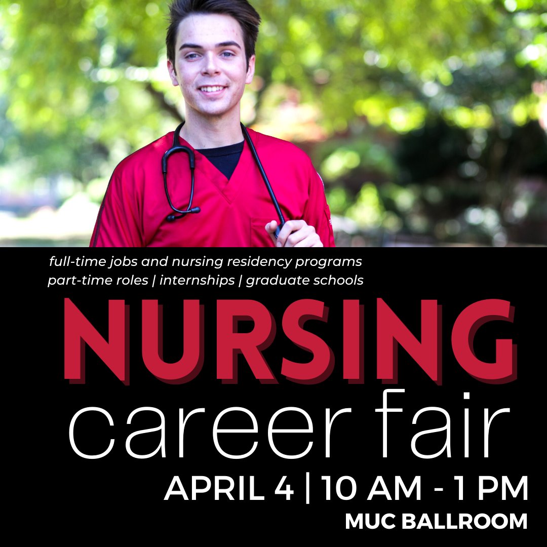 The Nursing Career Fair is coming soon. Attend to connect with full-time jobs, nursing residency, part-time roles, internships and graduate schools opportunities. Learn about the employers and schools attending, and who they are looking to recruit, at: apsu.edu/careers/events