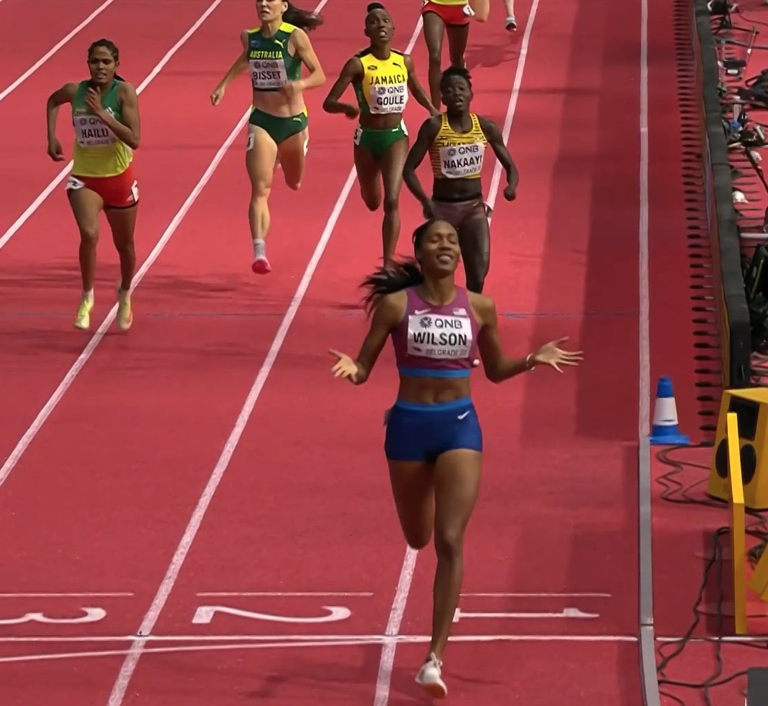 Darren Allan Kyeyune (@allandarren) on Twitter photo Power to <a href="/NakaayiH/">Nakaayi Halima</a> 🇺🇬. She wins Uganda’s 1st medal in the history of <a href="/WorldAthletics/">World Athletics</a> Indoor Championships after finishing 3rd 🥉 in the 800m final at the #Belgrade2022 🇷🇸 edition. She posted 2:00.66 behind winner <a href="/AjeeW/">Ajee' Wilson</a> 🇺🇸 & Freweyni Hailu 🇪🇹. Huge boost before the Oregon Worlds. Power to <a href="/NakaayiH/">Nakaayi Halima</a> 🇺🇬. She wins Uganda’s 1st medal in the history of <a href="/WorldAthletics/">World Athletics</a> Indoor Championships after finishing 3rd 🥉 in the 800m final at the #Belgrade2022 🇷🇸 edition. She posted 2:00.66 behind winner <a href="/AjeeW/">Ajee' Wilson</a> 🇺🇸 & Freweyni Hailu 🇪🇹. Huge boost before the Oregon Worlds.