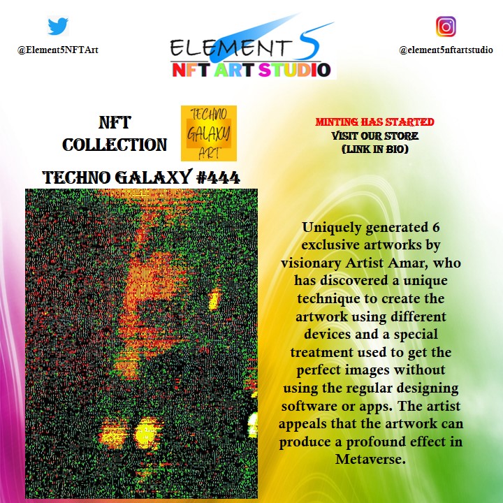 Element 5 NFT Art Studio tweet media