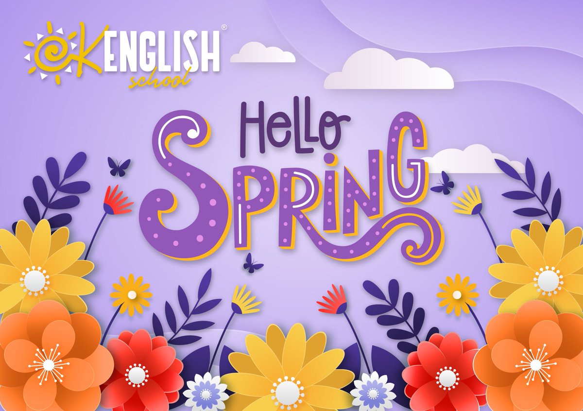 okenglishschool's tweet photo. Welcome Spring!
En Ok English School recibimos la primavera con los brazos abiertos y cargados de energía.
Bye bye winter see you next year! 
Hello lovely sunny Spring! 🐝🌼🌻☀️ https://t.co/N7o4K1Jkp1