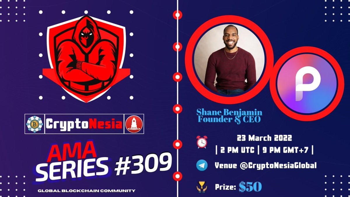 🔥 CryptoNesia will hold an AMA with Porta Network on 23 March 2022 at 2 PM UTC | 9 PM GMT+7.

Prize: $50

👉t.me/CryptoNesiaGlo…👈

Rules:
1. Follow <a href="/portanetwork_/">Porta Network</a>, &amp; <a href="/CryptoNesiaReal/">CryptoNesia - Berita Crypto Terbaru</a>
2. Like, Retweet, &amp; Send Your Question! Max 5 Questions!

#AMA